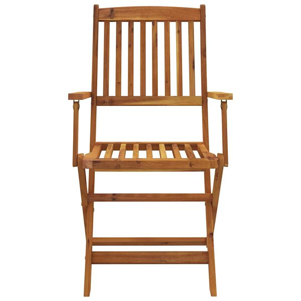 vidaXL 折りたたみガーデンダイニング7点セット アカシア無垢材