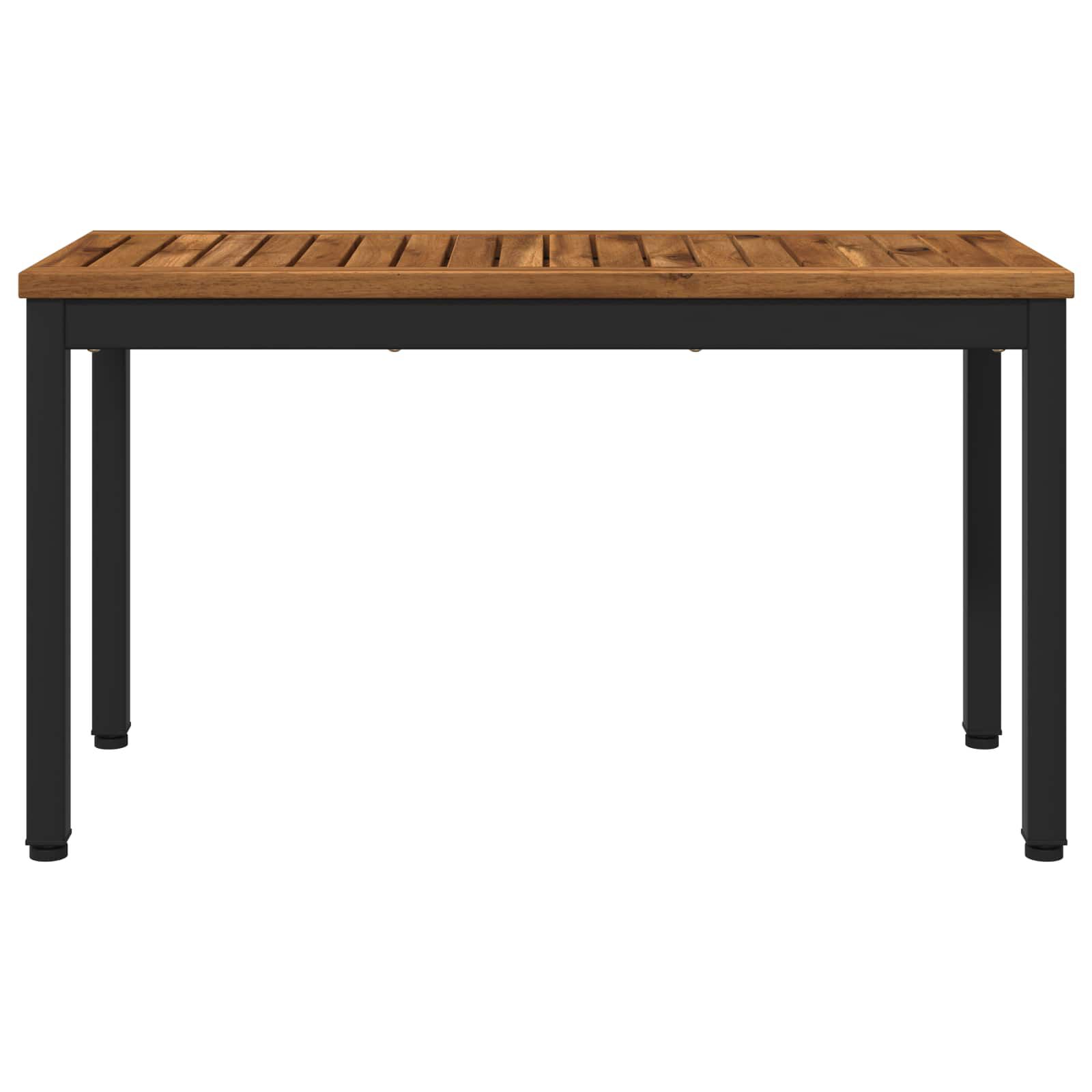 vidaXL ガーデンベンチ 80.5 x 35 x 45 cm ソリッドアカシアウッド