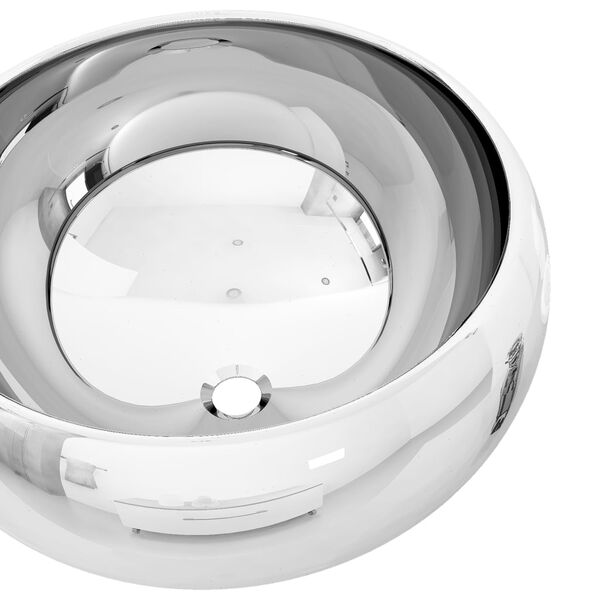 vidaXL 洗面器 40x15cm 陶器製 シルバー