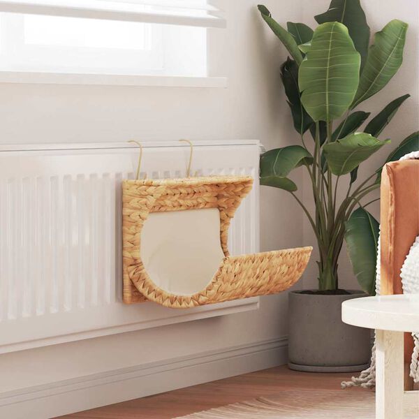 vidaXL キャットベッド クッション付 ホテイアオイ 37x20x20 cm