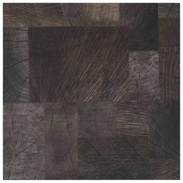 vidaXL フローリング板 PVC製 5.11m² 裏面接着剤付き 木目調 ブラウン