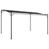 vidaXL キャノピー アンスラサイト 4x3m 180g/m&sup2; 生地とスチール