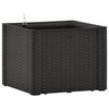 vidaXL ガーデンレイズドベッド 自動給水システム付き アントラシート 43x43x33cm