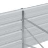 vidaXL ガーデンレイズドベッド 320x80x45 cm 亜鉛メッキ鋼製 シルバー