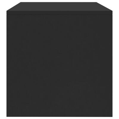 vidaXL TVキャビネット 黒色 120x40x40cm パーティクルボード