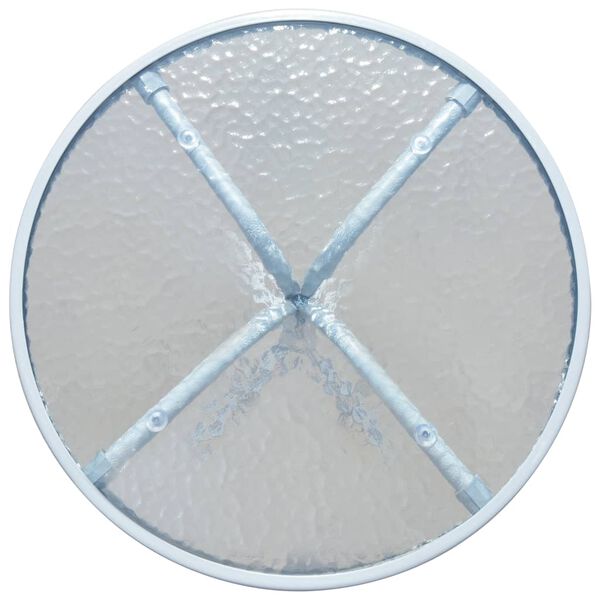 vidaXL ビストロテーブル 50x71cm スチール製