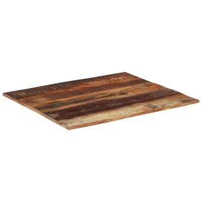 vidaXL テーブルトップ 長方形 70x80cm 15-16mm 無垢の再生木材