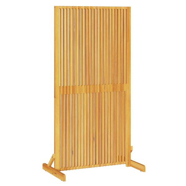 vidaXL プライバシースクリーン ブラウン 79.5 x 50 x 150 cm アカシア無垢材