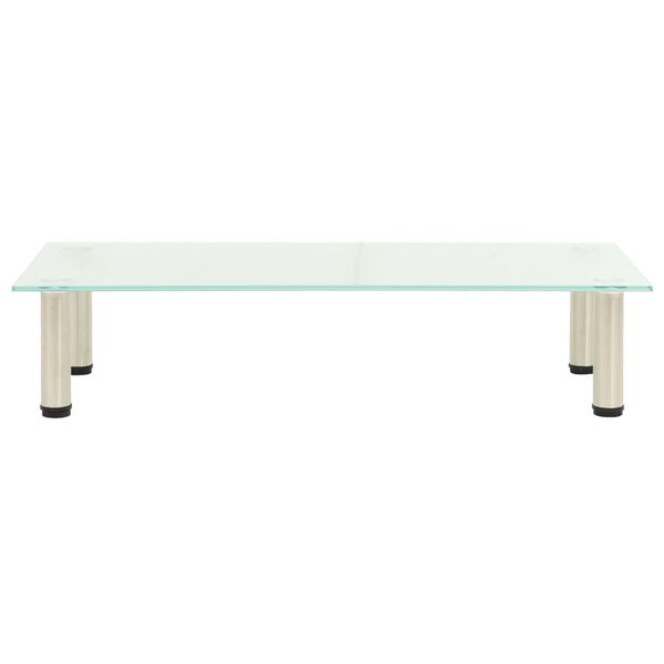 vidaXL テレビ台 つや消し 80x35x17cm 強化ガラス製