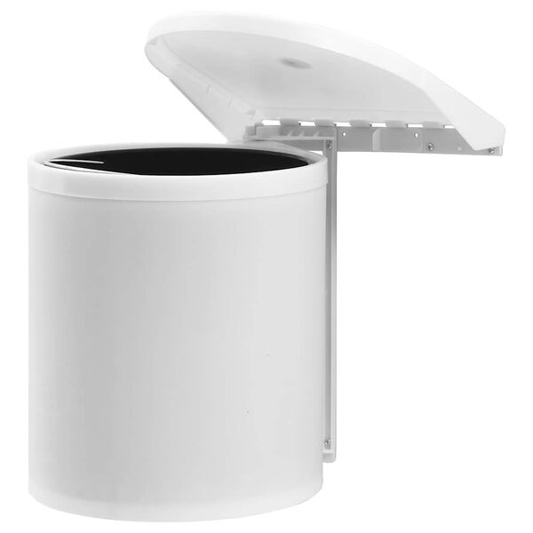 vidaXL キッチン用 一体型ごみ箱 12L プラスチック製