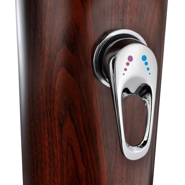 vidaXL プールソーラーシャワー 1.96 m フェイクウッド仕上げ