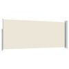 vidaXL 引き込み式サイドオーニング 120x300cm クリーム
