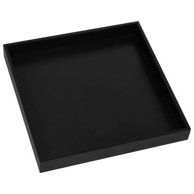 vidaXL サイドテーブル ブラック＆ゴールド 38x38x38.5cm MDF