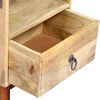 vidaXL ベッドサイドキャビネット 40x30x52cm マンゴー無垢材 (粗目)