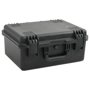 vidaXL ポータブルフライトケース ブラック 49x38x23 cm PP