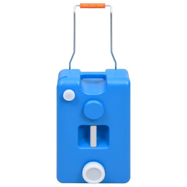 vidaXL タイヤ付き ウォータータンク キャンプ用 25L ブルー