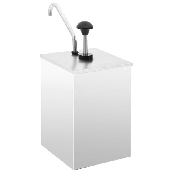 vidaXL ソースディスペンサー ステンレススチール製 3.5 L