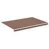 vidaXL オーニング用 交換用生地 ブラウン 4.5x3m