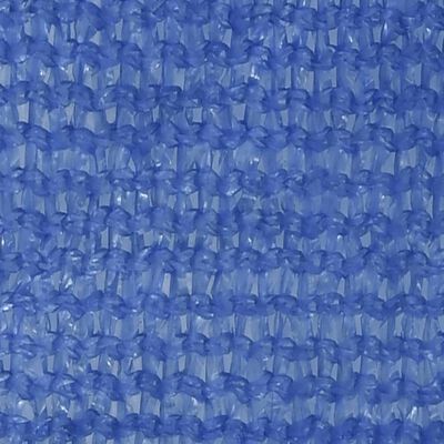 vidaXL サンシェードセイル 160g/m² ブルー 3,5x3,5x4,9m 高密度ポリエチレン