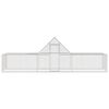 vidaXL 鶏小屋 6x2x2m 亜鉛メッキ鋼製