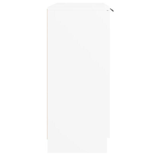 vidaXL サイドボード ホワイト 60x30x70 cm エンジニアードウッド