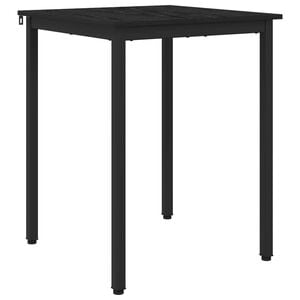 vidaXL ダイニングテーブル 60 x 60 x 75 cm エンジニアードウッド ブラックオーク 四角形