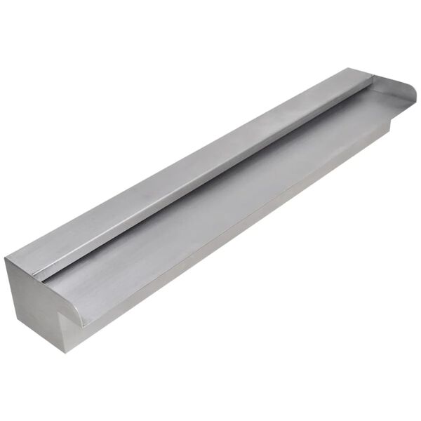 vidaXL 長方形 ウォーターフォール プール噴水 ステンレス スチール 60 cm