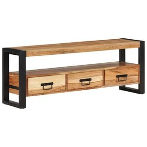 vidaXL テレビキャビネット 120x30x45 cm アカシア無垢材