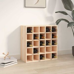 vidaXL ワインキャビネット 56x25x56 cm 無垢材 パイン材