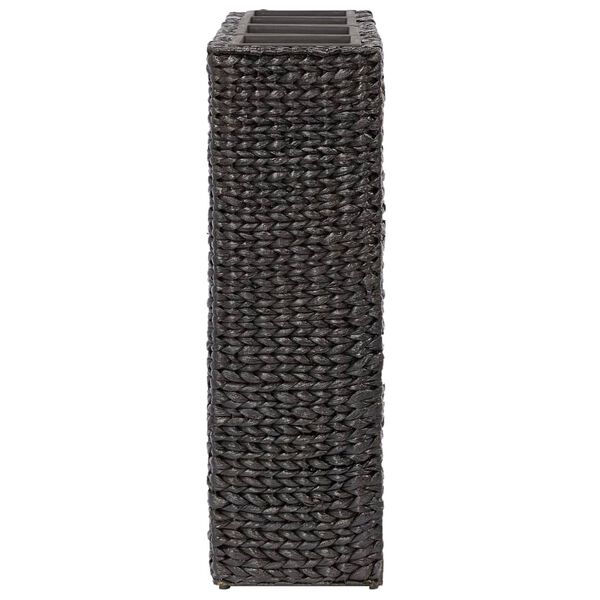 vidaXL レイズドベッド ポット4点付き ウォーターヒヤシンス ブラック