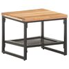 vidaXL サイドテーブル 40x40x35cm アカシア無垢材