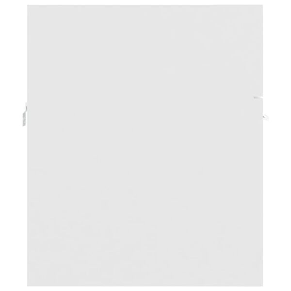 vidaXL シンクキャビネット ホワイト 41x38.5x46cm エンジニアリングウッド