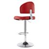 vidaXL バースツール ワインレッド 合成皮革製