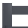 vidaXL ベッドフレーム ダークグレー パイン無垢材 120x200cm