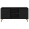 vidaXL テレビキャビネット ブラックオーク 102 x 35 x 50 cm エンジニアリングウッド