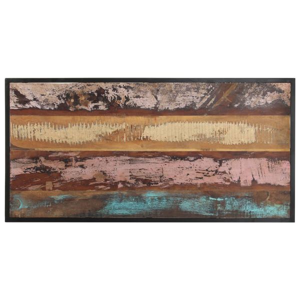 vidaXL ダイニングテーブル 120cm 無垢の再生木材