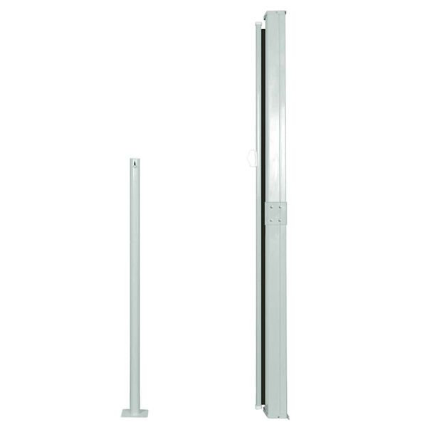 vidaXL 引き込み式サイドオーニング 140x300cm ブラック