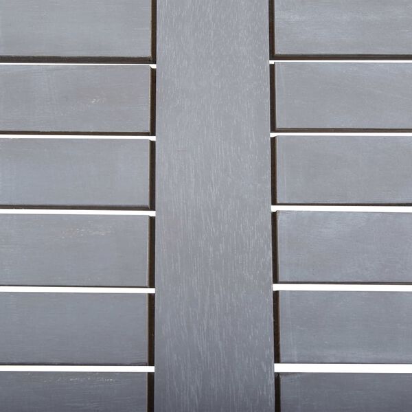 vidaXL ガーデンテーブル 80x80x74cm アカシア無垢材 グレー