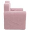 vidaXL 子供用ソファベッド ピンク ソフトプラッシュ