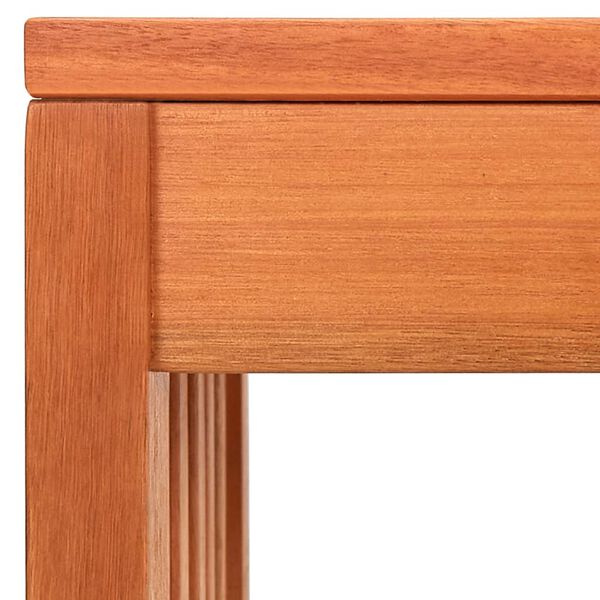 vidaXL ガーデンベンチ 130 cm ユーカリ無垢材