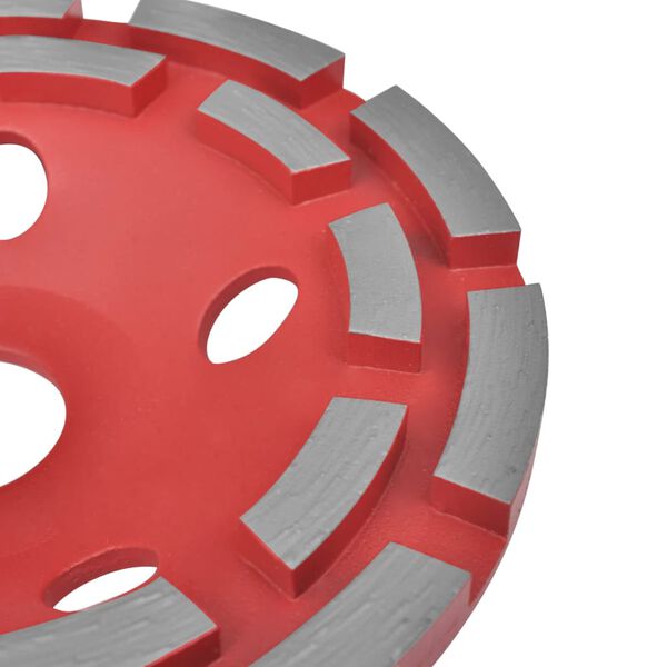 vidaXL ダイヤモンドカップ型研削ホイール 2列タイプ 180mm