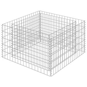 vidaXL カビオン レイズドベッド 亜鉛メッキ鋼製 90x90x50cm