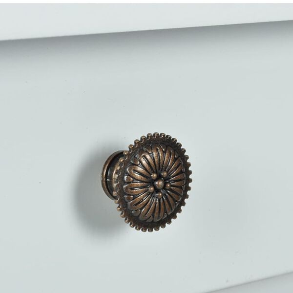 vidaXL コンソールテーブル ホワイト MDF