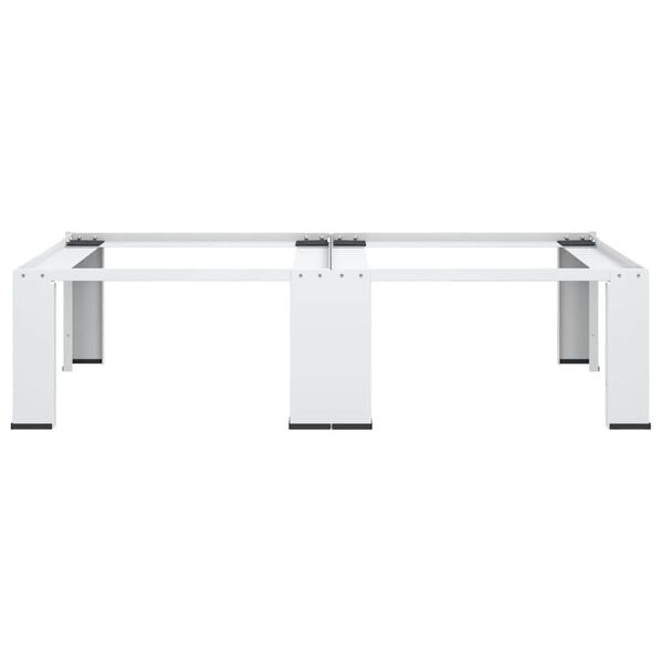 vidaXL 洗濯＆乾燥機台 ダブル ホワイト