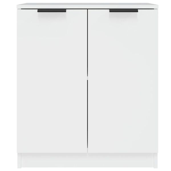 vidaXL サイドボード ホワイト 60x30x70cm エンジニアリングウッド