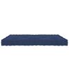 vidaXL パレットフロアクッション 73x40x7cm ライトネイビーブルー コットン製
