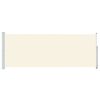 vidaXL パティオ用 引き込み式サイドオーニング 180x500cm クリーム