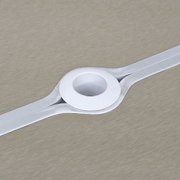 vidaXL 折りたたみキャンプテーブル 4人用 スチール＆アルミ製