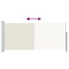 vidaXL 引き込み式サイドオーニング 140x300cm クリーム