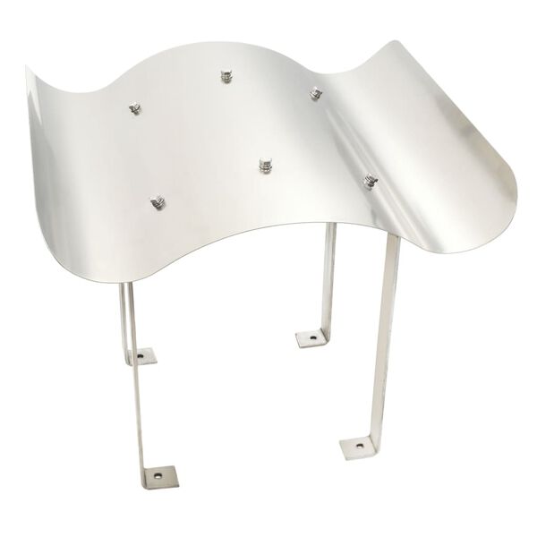 vidaXL 煙突の笠 ステンレススチール製 70 x 70 x 37 cm